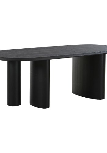 HOUSE NORDIC Spisebord, ask finer, mrkebrunt, 100x220x76 cm