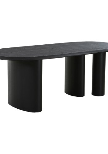 HOUSE NORDIC Spisebord, ask finer, mrkebrunt, 100x220x76 cm