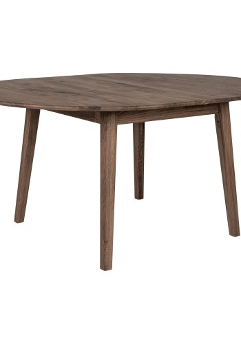 HOUSE NORDIC Metz spisebord - Spisebord, rkt oljet eik, innebygd ileggsplate med sommerfuglfunksjon 118x118-158x75 cm