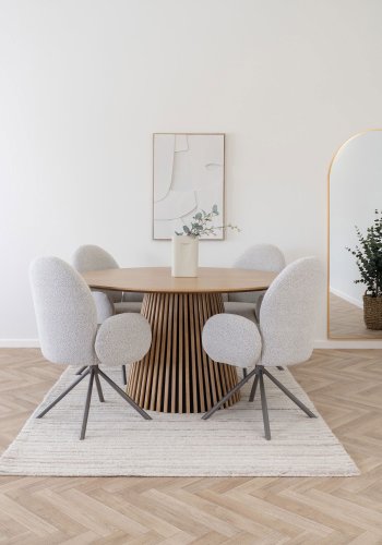 HOUSE NORDIC Osaka spisebord - Spisebord, eikefiner, naturlig<br>140x75 cm