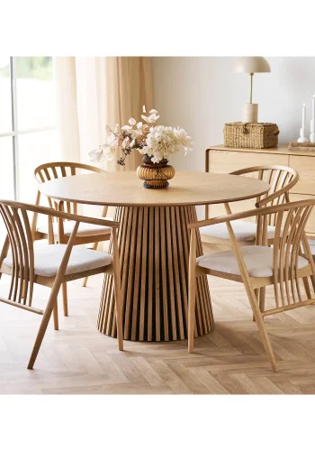 HOUSE NORDIC Osaka spisebord - Spisebord, eikefiner, naturlig<br>120x75 cm