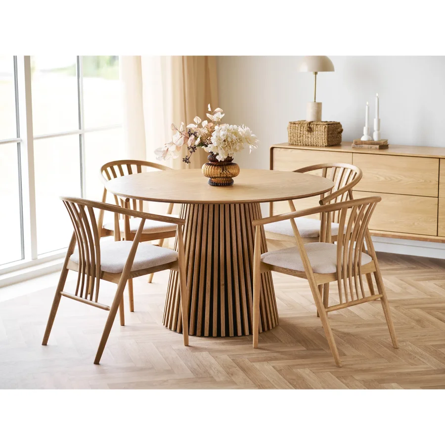 HOUSE NORDIC Osaka spisebord - Spisebord, eikefiner, naturlig<br>120x75 cm