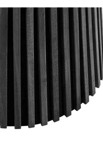 HOUSE NORDIC Osaka spisebord - Spisebord, eikefiner, svart<br>120x75 cm