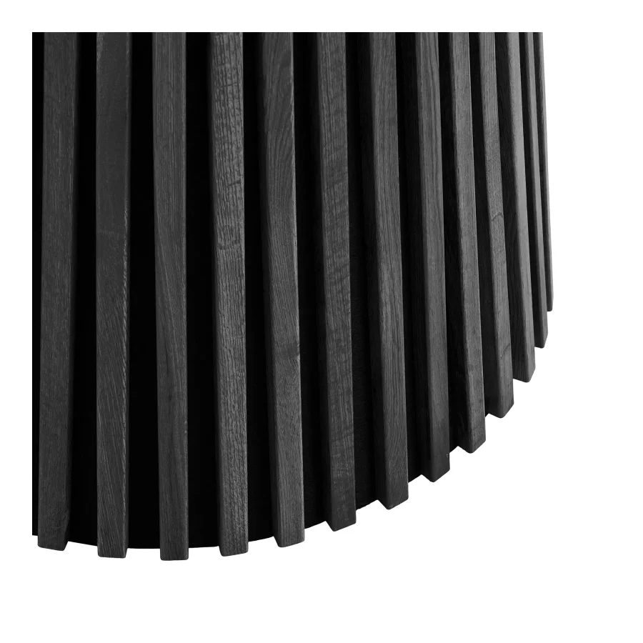 HOUSE NORDIC Osaka spisebord - Spisebord, eikefiner, svart<br>120x75 cm