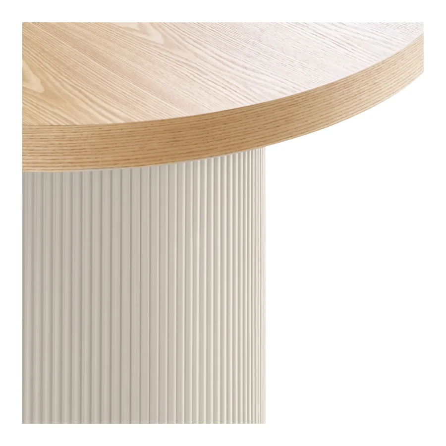 HOUSE NORDIC Solva spisebord - Spisebord, ask, natur, sand 100x220x75 cm