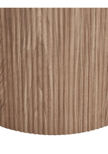 HOUSE NORDIC Athens matbord, runt - vit keramik och brunt dekorpapper (�120)