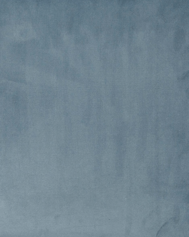 ROWICO Sierra Esszimmerstuhl - blaues Polyester und schwarzes Metall