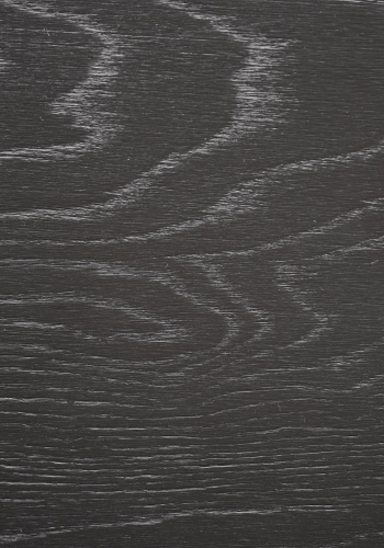 ROWICO oval Skye sofabord - sort egetrsfiner og metal (80x40)