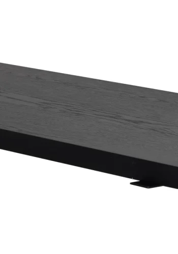 ROWICO Winnipeg tilleggsplate, rektangulr - svart eikefiner (100x50)