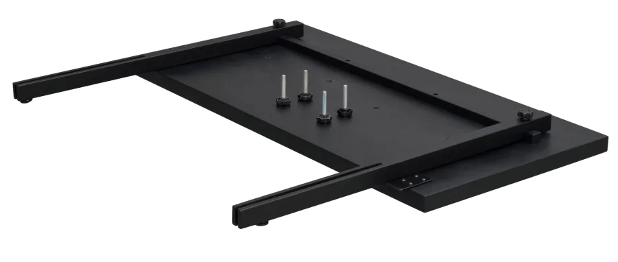 ROWICO Winnipeg tilleggsplate, rektangulr - svart eikefiner (100x50)