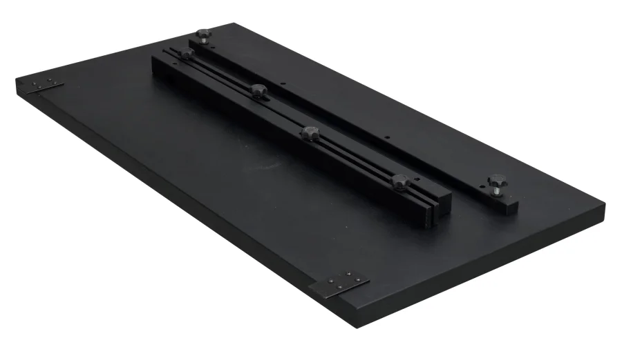 ROWICO Winnipeg tilleggsplate, rektangulr - svart eikefiner (100x50)