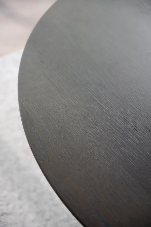 ROWICO Calverton spisebord, rundt - brun eikefiner og brun eik (120)