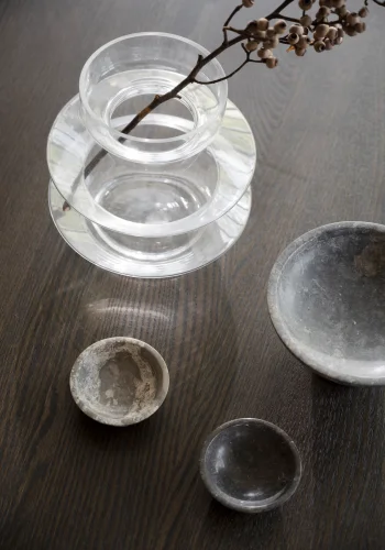 ROWICO Calverton spisebord, rundt - brun eikefiner og brun eik (120)