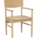 ROWICO Maidstone spisebordstol, m. armlener - naturlig eik