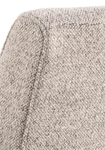 ACT NORDIC Adele spisebordsstol, m. armln - beige stof og sort stl