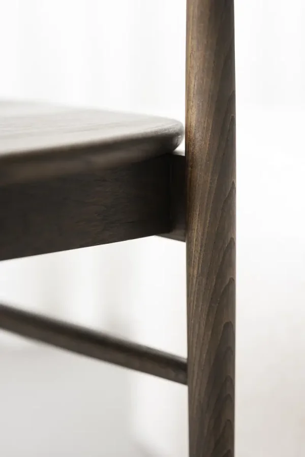 ROWICO Maidstone spisebordstol, m. armlen - brun eik