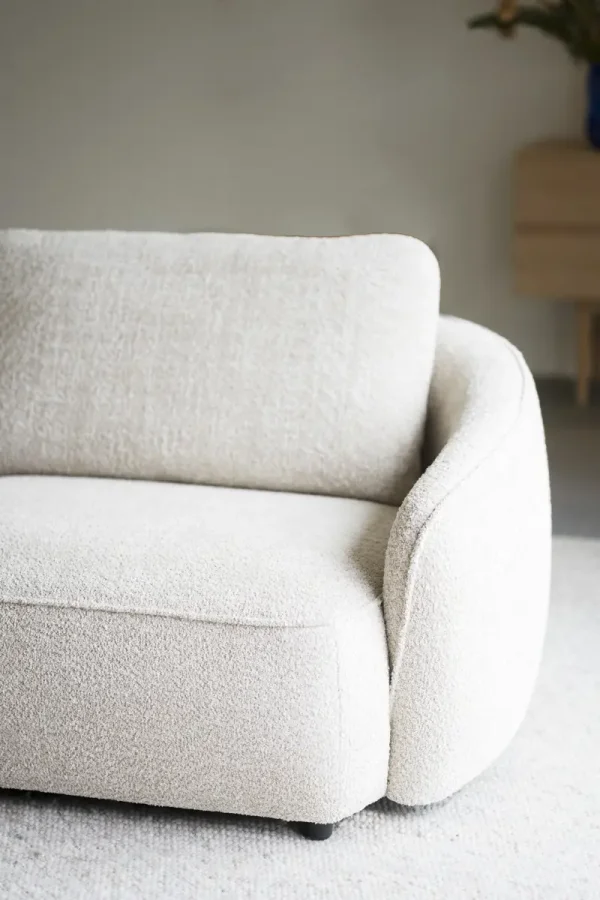 ROWICO Norris 3 pers. sofa - lys beige stoff