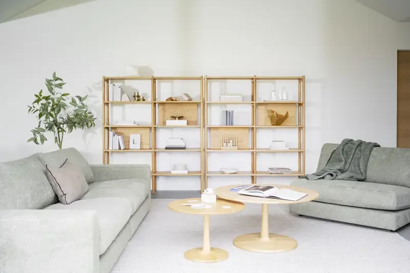 ROWICO Hobart salongbord, rundt - naturlig eik (60)