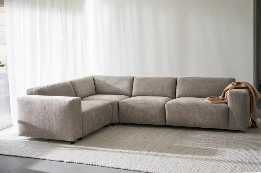 ROWICO Willard h�rnsoffa 2+3-sits beige tyg Brenda #34 (c1)