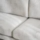 ROWICO Braden 3 pers. sofa - lys beige stoff og naturlig eik