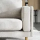 ROWICO Braden 3 pers. sofa - lys beige stoff og naturlig eik