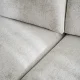 ROWICO Braden 3 pers. sofa - lys beige stoff og naturlig eik