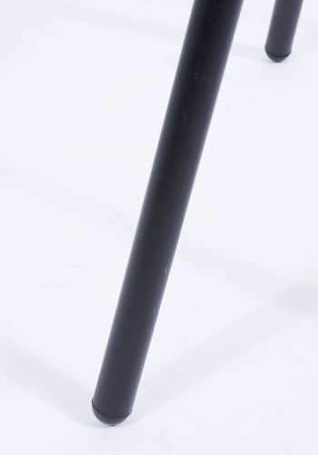 ZUIVER EIK brettbord, rundt - naturlig eik og sort stl (46,5)