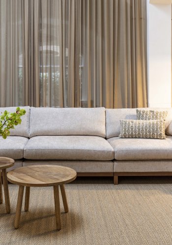 ZUIVER Dendron sidebord S, rundt - brunt mangotre (43)