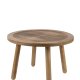 ZUIVER Dendron sidebord L, rundt - brunt mangotre (60)