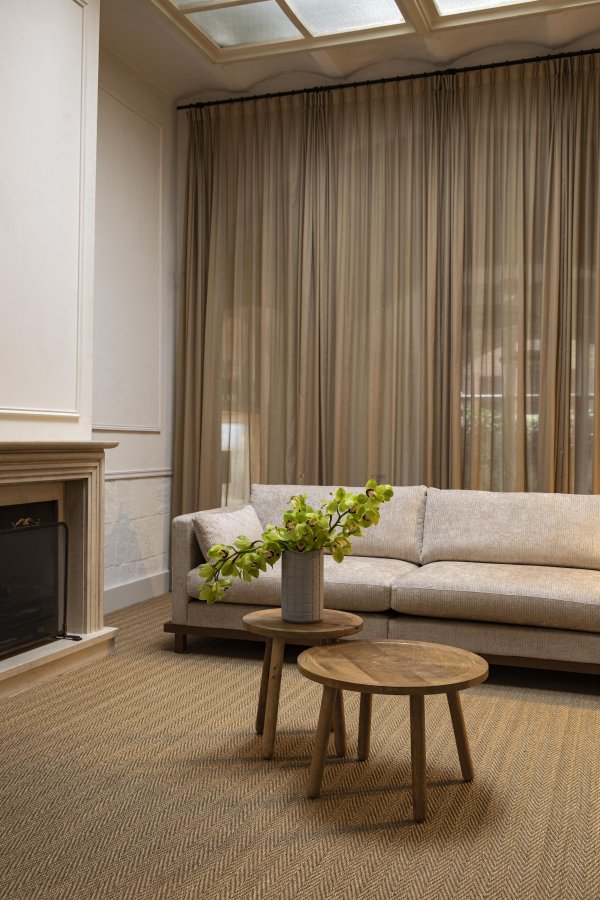 ZUIVER Dendron sidebord L, rundt - brunt mangotre (60)