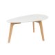 WHITE LABEL LIVING Drop sidebord - hvitt og naturlig tre (sett med 2)