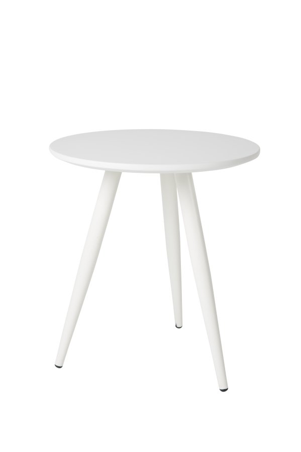 WHITE LABEL LIVING Daven sidebord - hvitt tre (sett med 2)