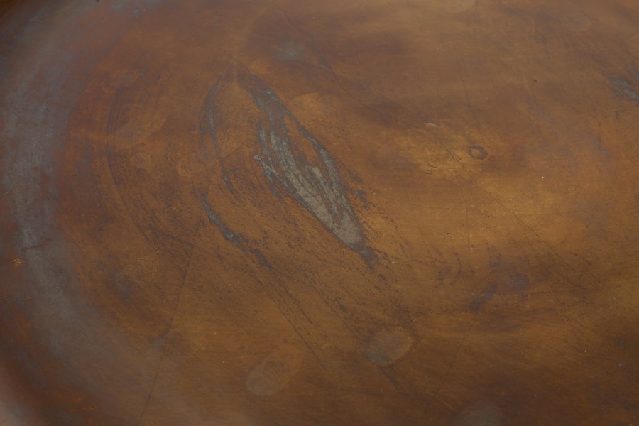 WHITE LABEL LIVING Frost sidebord, rundt - kobbermetall (39)