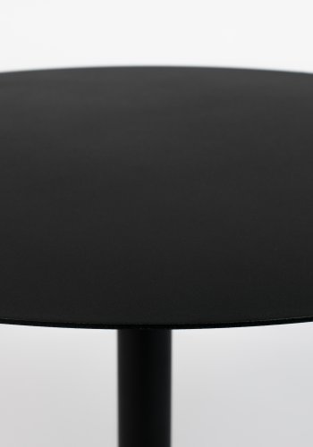 ZUIVER Snsidebord M, rundt - svart stl (60)