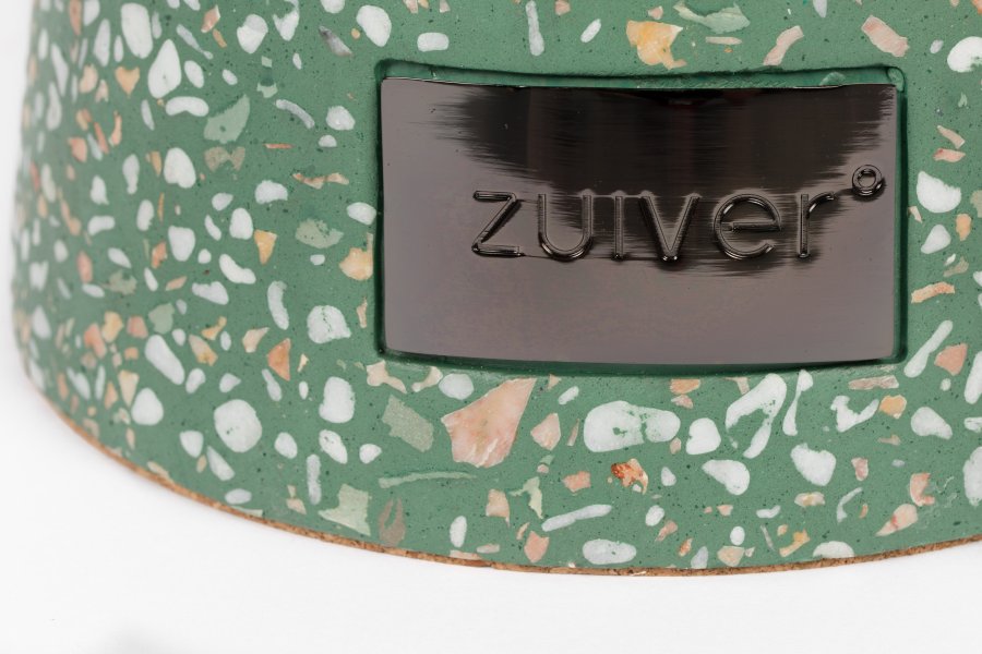 ZUIVER Victoria sidebord, rundt - grnn terrazzo (41)