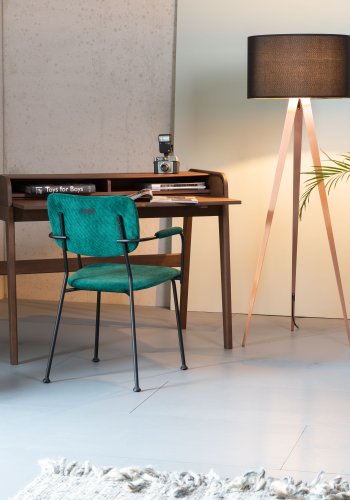 ZUIVER Victoria sidebord, rundt - grnn terrazzo (41)