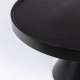 ZUIVER Floss salongbord, rundt - svart aluminium (60)