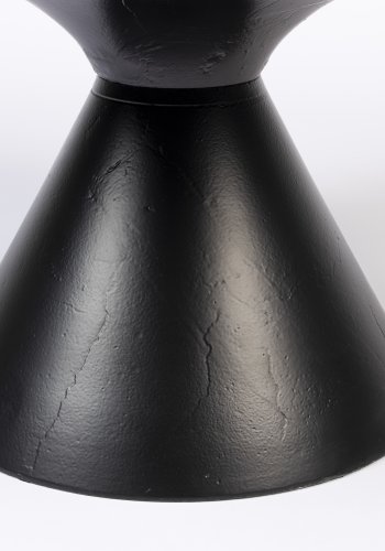 ZUIVER Floss salongbord, rundt - svart aluminium (60)