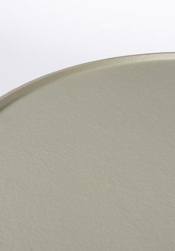 ZUIVER Floss salongbord, rundt - gr aluminium (60)