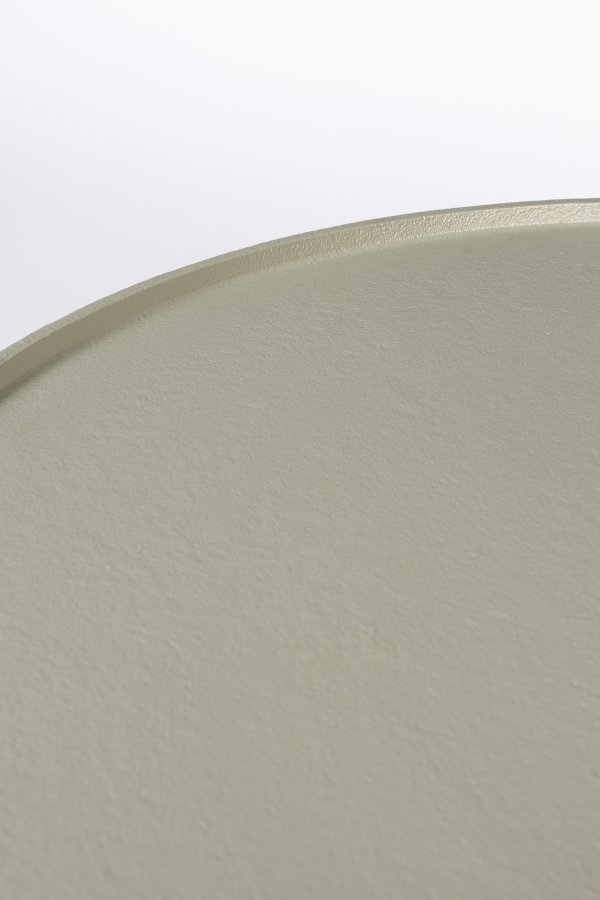 ZUIVER Floss salongbord, rundt - gr aluminium (60)