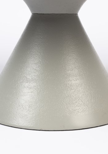 ZUIVER Floss salongbord, rundt - gr aluminium (60)