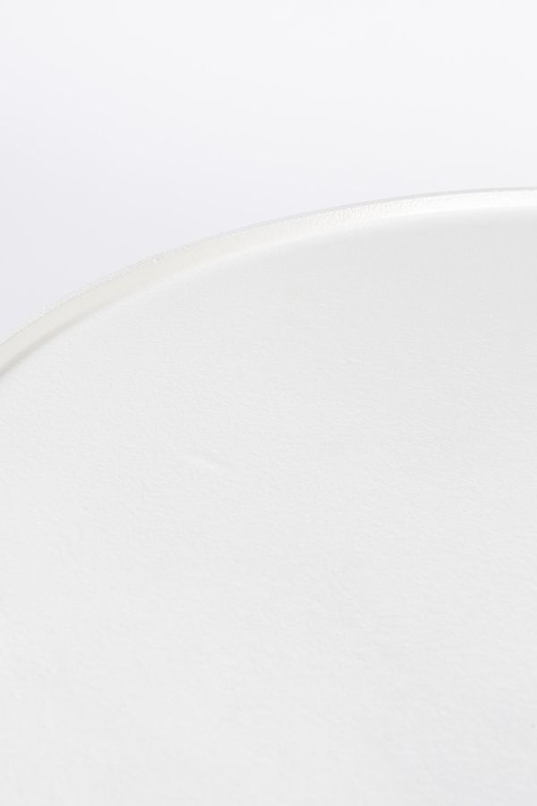 ZUIVER Floss salongbord, rundt - hvit aluminium (60)