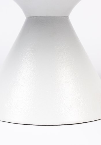 ZUIVER Floss salongbord, rundt - hvit aluminium (60)