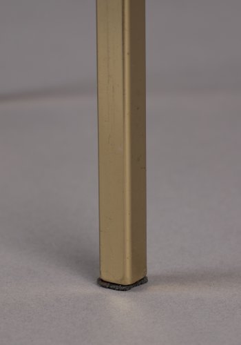 DUTCHBONE Vidrio sidebord, rundt - glass og messingjern (40)