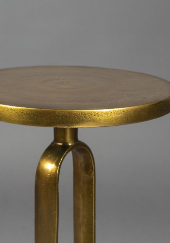 DUTCHBONE Sandook sidebord, rundt - gull aluminium (52)