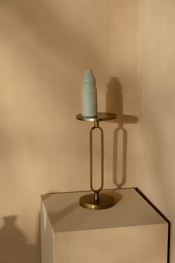 DUTCHBONE Sandook sidebord, rundt - gull aluminium (52)