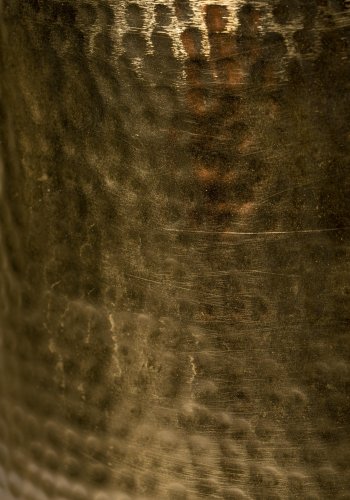 DUTCHBONE Cave Beistelltisch, rund – Messingeisen und grünes Glas (35)