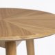 WHITE LABEL LIVING Fabio sidebord, rundt - naturlig eikefiner og eiketre (50)