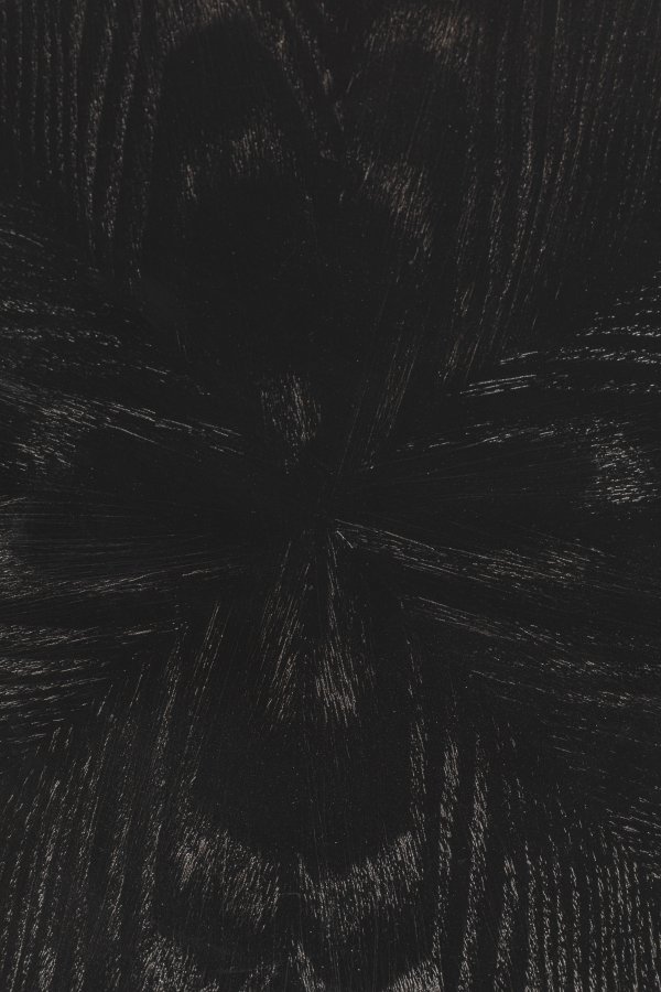 WHITE LABEL LIVING Fabio sidebord, rundt - svart eikefiner og eiketre (50)