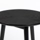 WHITE LABEL LIVING Fabio sidebord, rundt - svart eikefiner og eiketre (50)